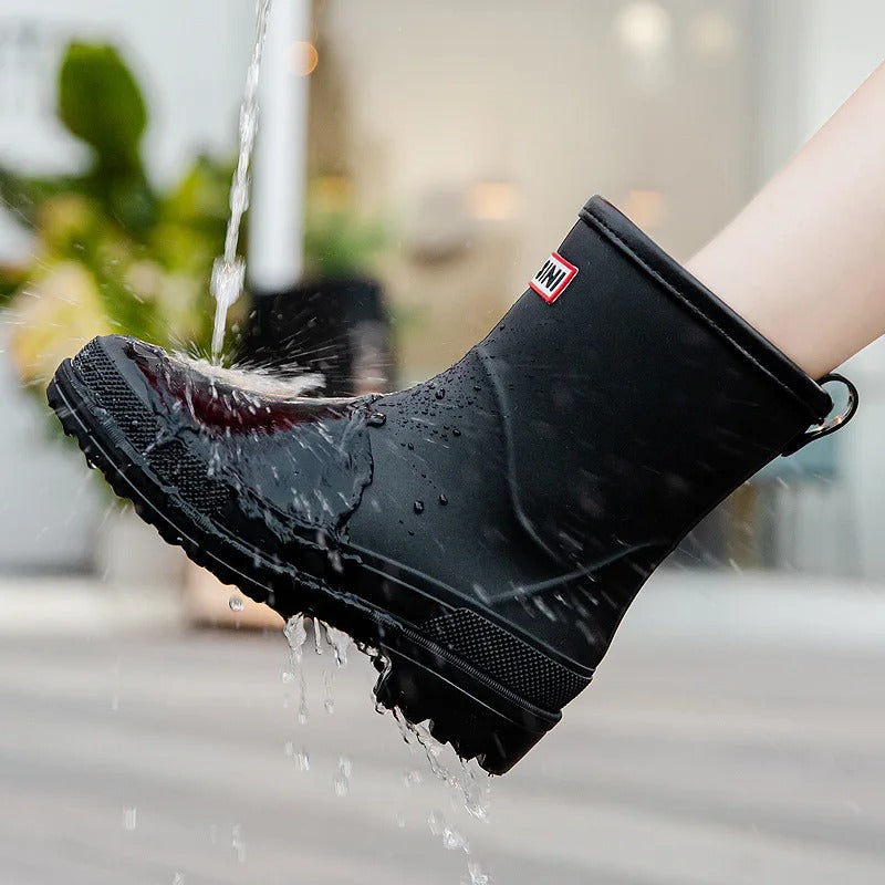 Damen Gummistiefel Halbschaft – Wasserdicht Rutschfest & Stylisch