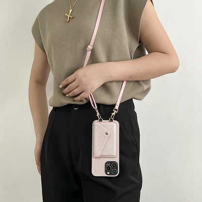 Crossbody-Handyhülle Leder – Schultertasche Damen & Herren