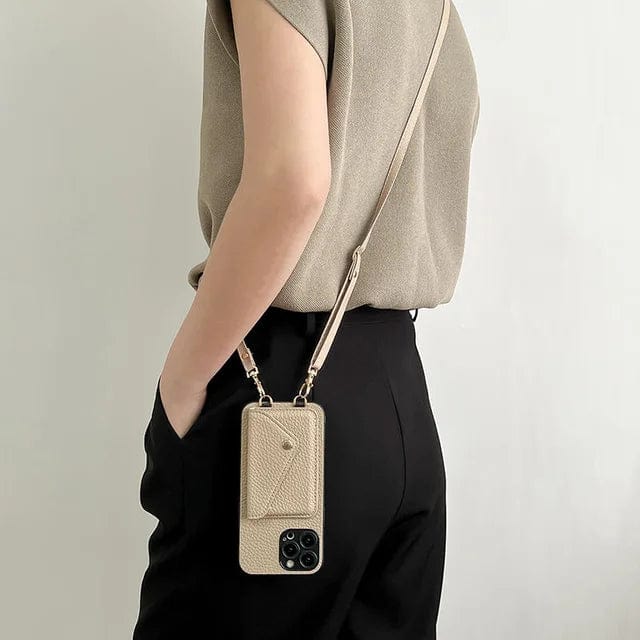 Crossbody-Handyhülle Leder – Schultertasche Damen & Herren