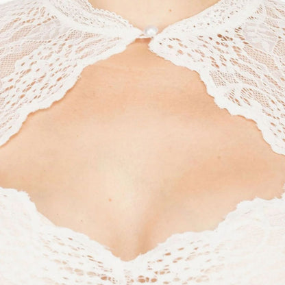 Dirndlbluse mit eleganter Spitze – Bild 4