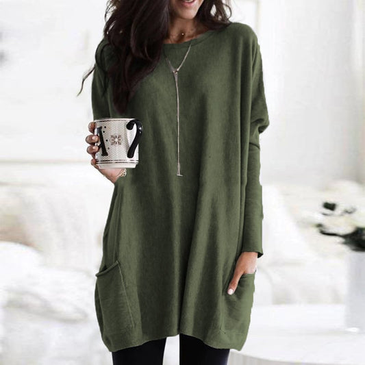 Sabina | Damen Longpullover – Modisch, Weich & Lang
