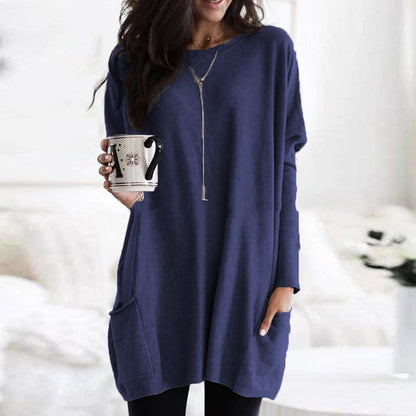 Sabina | Damen Longpullover – Modisch, Weich & Lang
