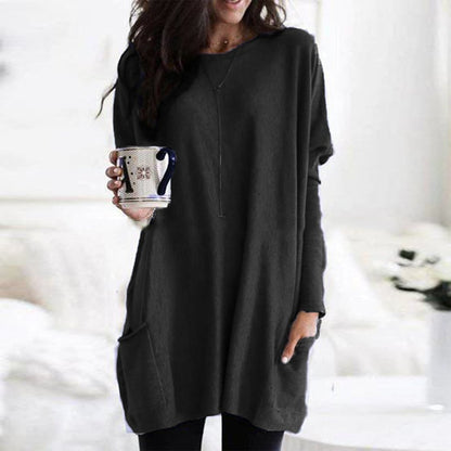 Sabina | Damen Longpullover – Modisch, Weich & Lang