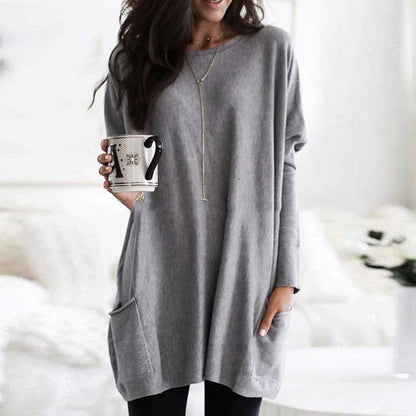 Sabina | Damen Longpullover – Modisch, Weich & Lang