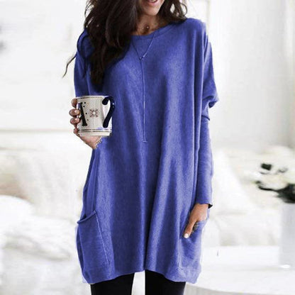 Sabina | Damen Longpullover – Modisch, Weich & Lang
