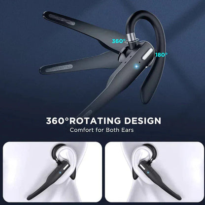 Bluetooth 5.1 Headset – Dual Mic Kabellos & Geräuschunterdrückung