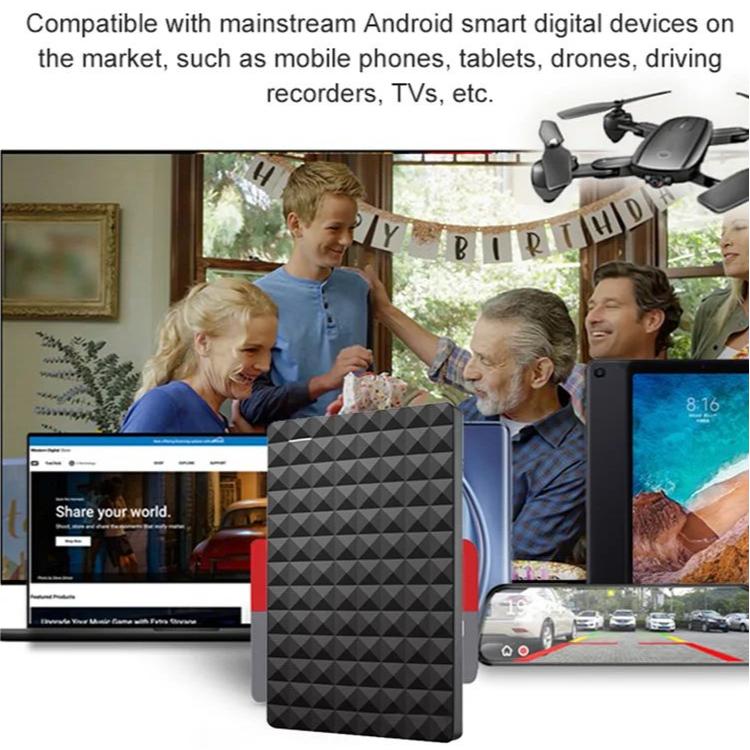 Tragbare Festplatte 10TB – Ultra-dünn USB 3.0 & Hochgeschwindigkeit