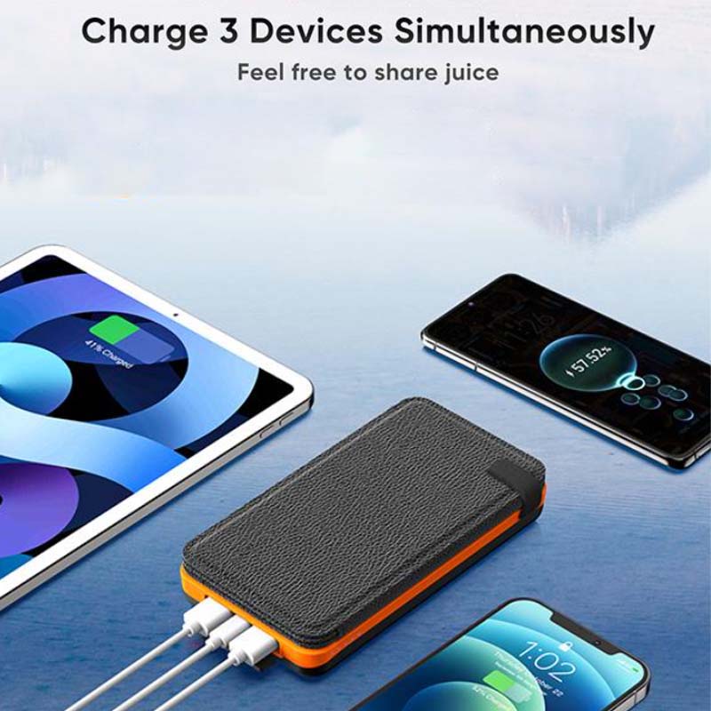 Solar-Powerbank – 4 Panels 3 USB-Ausgänge & Outdoor Laden