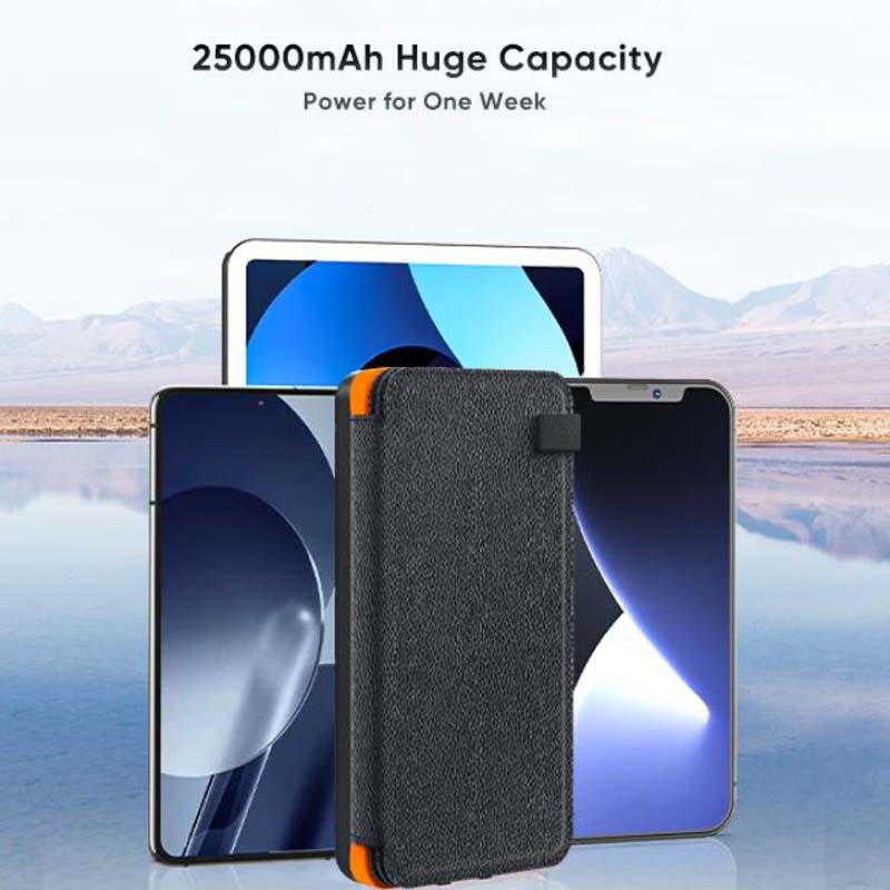 Solar-Powerbank – 4 Panels 3 USB-Ausgänge & Outdoor Laden