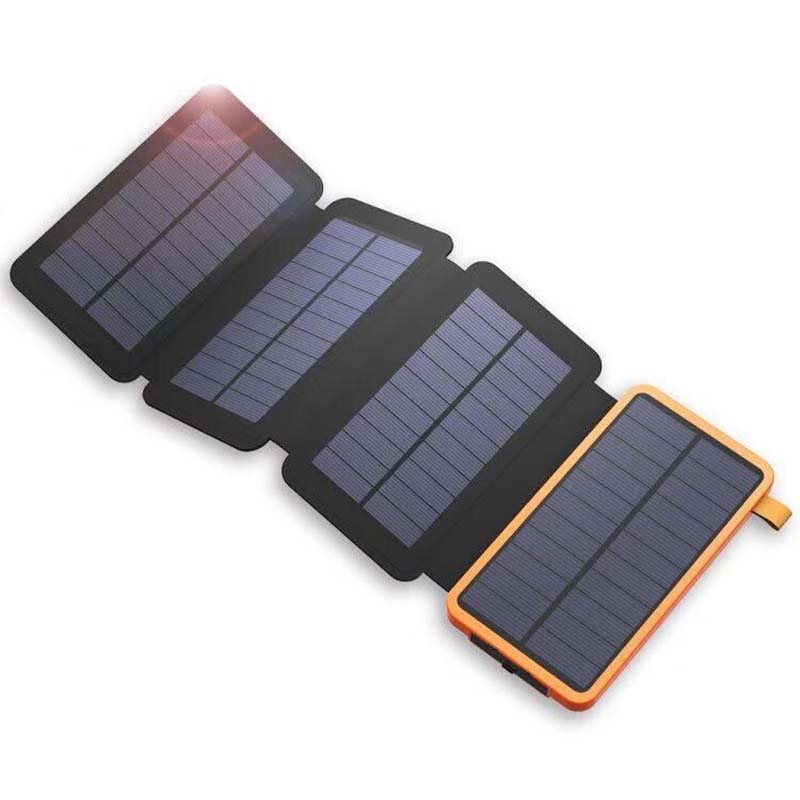 Solar-Powerbank – 4 Panels 3 USB-Ausgänge & Outdoor Laden