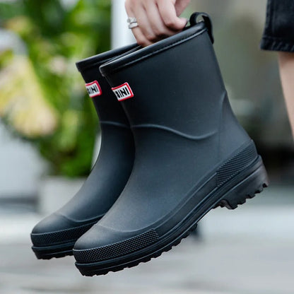 Damen Gummistiefel Halbschaft – Wasserdicht Rutschfest & Stylisch