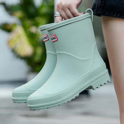 Damen Gummistiefel Halbschaft – Wasserdicht Rutschfest & Stylisch