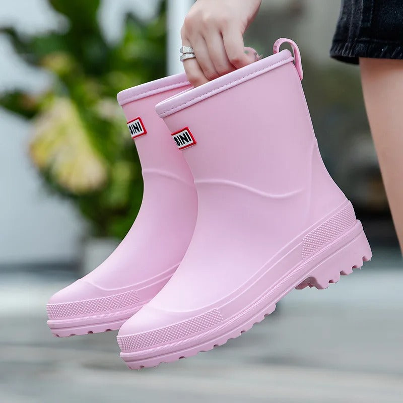 Damen Gummistiefel Halbschaft – Wasserdicht Rutschfest & Stylisch