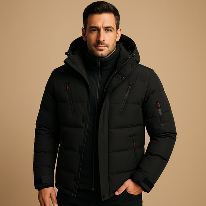 Klaus | Herren Winterjacke – Robust, Dick Gefüttert & Reißverschluss