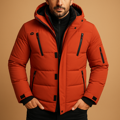 Klaus | Herren Winterjacke – Robust, Dick Gefüttert & Reißverschluss