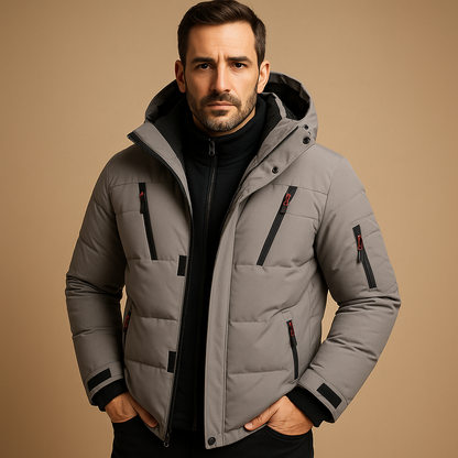 Klaus | Herren Winterjacke – Robust, Dick Gefüttert & Reißverschluss